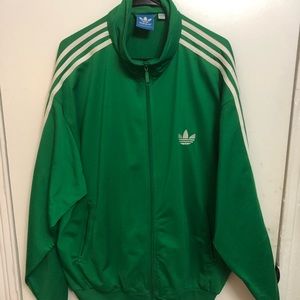 Green Adidas Track Jacket